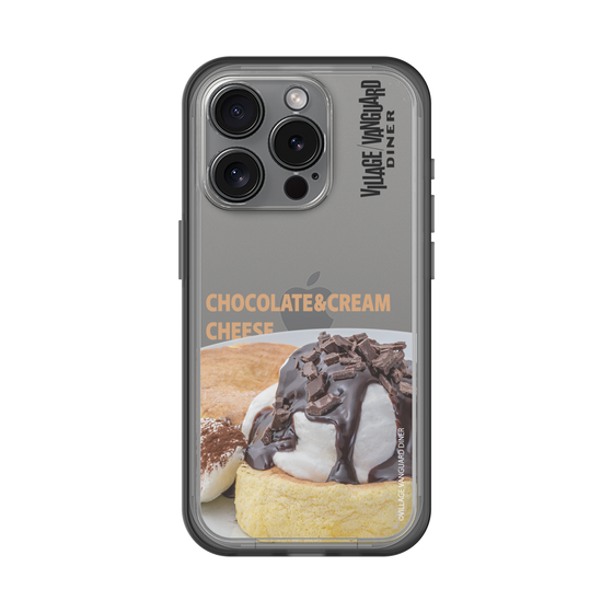 スリムプロテクションプレミアムケース［ ヴィレッジヴァンガードダイナー - チョコレート&クリームチーズパンケーキ ］