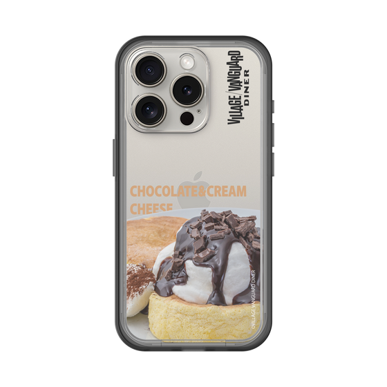 スリムプロテクションプレミアムケース［ ヴィレッジヴァンガードダイナー - チョコレート&クリームチーズパンケーキ ］