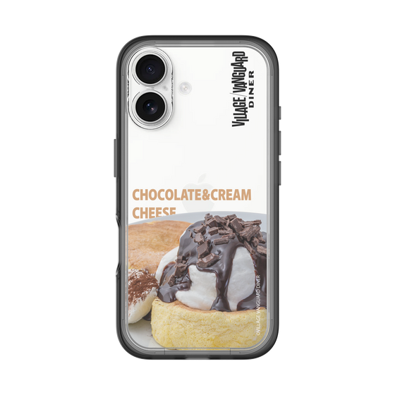スリムプロテクションプレミアムケース［ ヴィレッジヴァンガードダイナー - チョコレート&クリームチーズパンケーキ ］