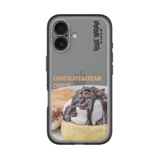スリムプロテクションプレミアムケース［ ヴィレッジヴァンガードダイナー - チョコレート&クリームチーズパンケーキ ］
