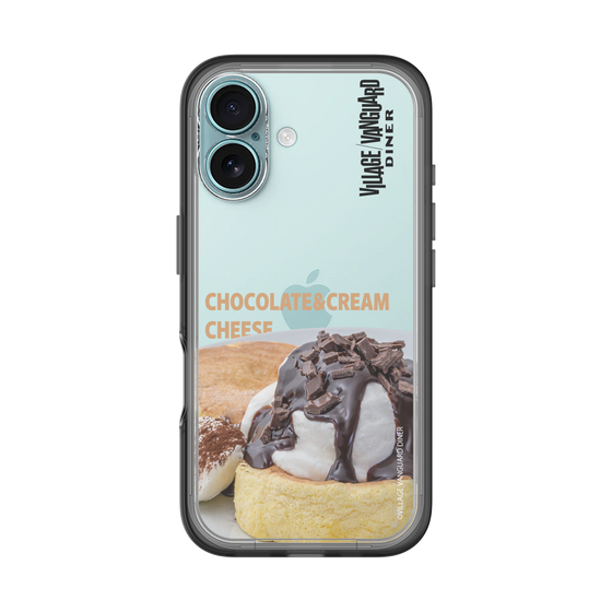 スリムプロテクションプレミアムケース［ ヴィレッジヴァンガードダイナー - チョコレート&クリームチーズパンケーキ ］