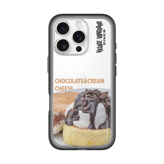 スリムプロテクションプレミアムケース［ ヴィレッジヴァンガードダイナー - チョコレート&クリームチーズパンケーキ ］