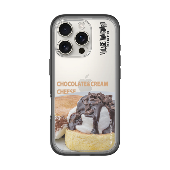 スリムプロテクションプレミアムケース［ ヴィレッジヴァンガードダイナー - チョコレート&クリームチーズパンケーキ ］