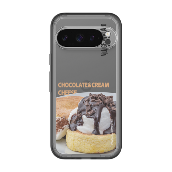 スリムプロテクションプレミアムケース［ ヴィレッジヴァンガードダイナー - チョコレート&クリームチーズパンケーキ ］
