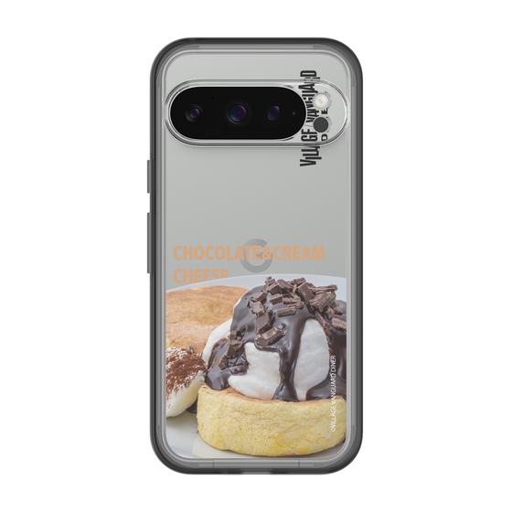 スリムプロテクションプレミアムケース［ ヴィレッジヴァンガードダイナー - チョコレート&クリームチーズパンケーキ ］