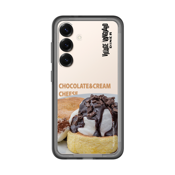 スリムプロテクションプレミアムケース［ ヴィレッジヴァンガードダイナー - チョコレート&クリームチーズパンケーキ ］