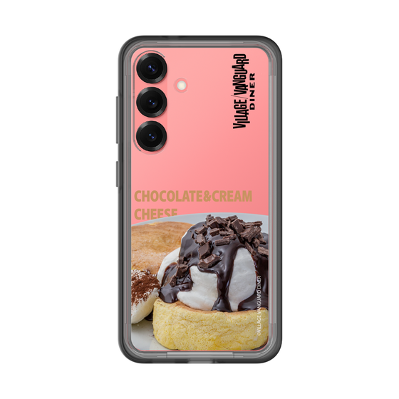 スリムプロテクションプレミアムケース［ ヴィレッジヴァンガードダイナー - チョコレート&クリームチーズパンケーキ ］
