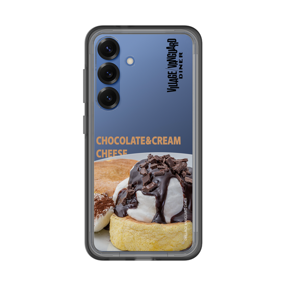 スリムプロテクションプレミアムケース［ ヴィレッジヴァンガードダイナー - チョコレート&クリームチーズパンケーキ ］