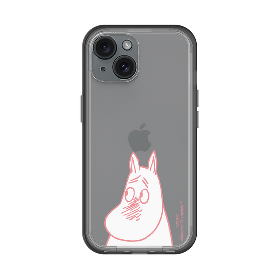 スリムプロテクションプレミアムケース［ MOOMIN - Blushing face ］