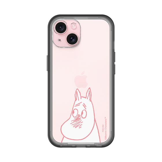 スリムプロテクションプレミアムケース［ MOOMIN - Blushing face ］
