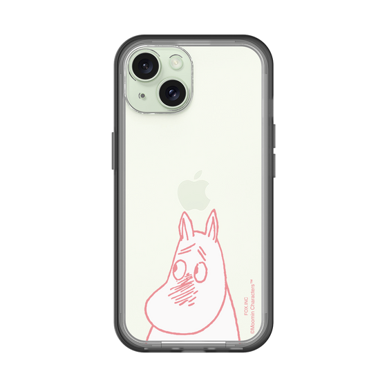 スリムプロテクションプレミアムケース［ MOOMIN - Blushing face ］