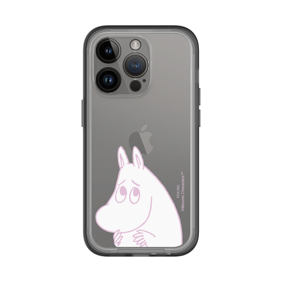 スリムプロテクションプレミアムケース［ MOOMIN - Fearful face ］