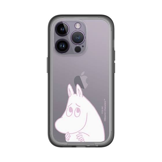 スリムプロテクションプレミアムケース［ MOOMIN - Fearful face ］
