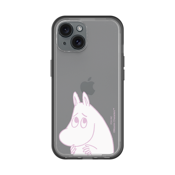 スリムプロテクションプレミアムケース［ MOOMIN - Fearful face ］