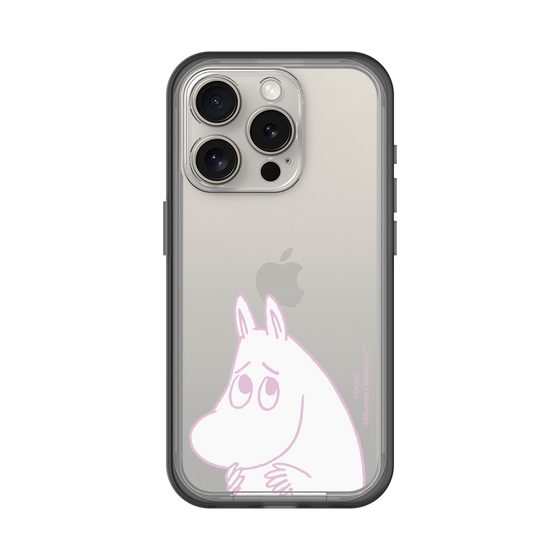 スリムプロテクションプレミアムケース［ MOOMIN - Fearful face ］
