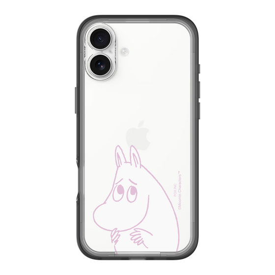 スリムプロテクションプレミアムケース［ MOOMIN - Fearful face ］