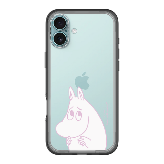 スリムプロテクションプレミアムケース［ MOOMIN - Fearful face ］