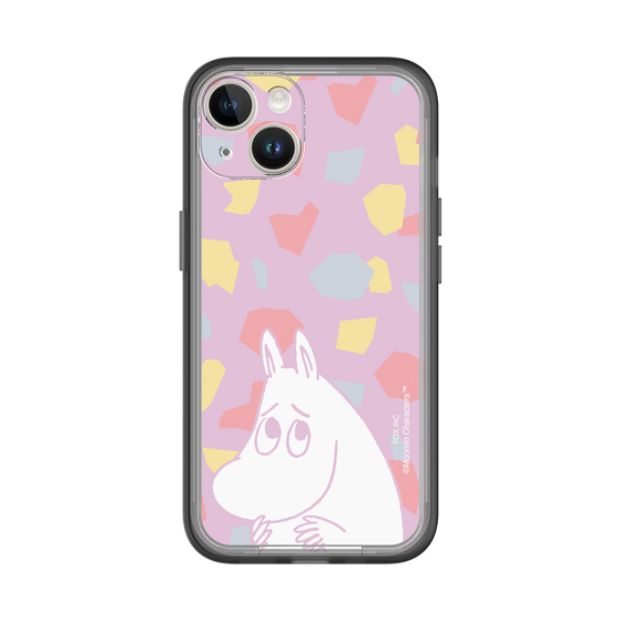 スリムプロテクションプレミアムケース［ MOOMIN - Fearful face - color ］