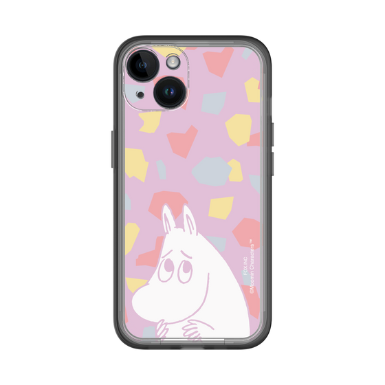スリムプロテクションプレミアムケース［ MOOMIN - Fearful face - color ］