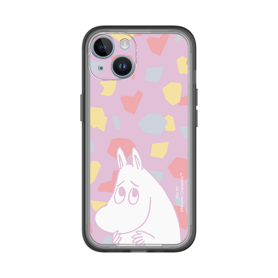 スリムプロテクションプレミアムケース［ MOOMIN - Fearful face - color ］