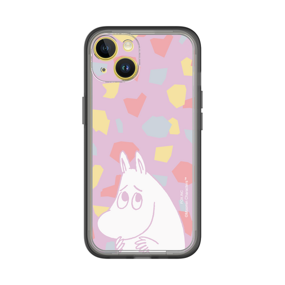 スリムプロテクションプレミアムケース［ MOOMIN - Fearful face - color ］