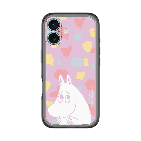スリムプロテクションプレミアムケース［ MOOMIN - Fearful face - color ］