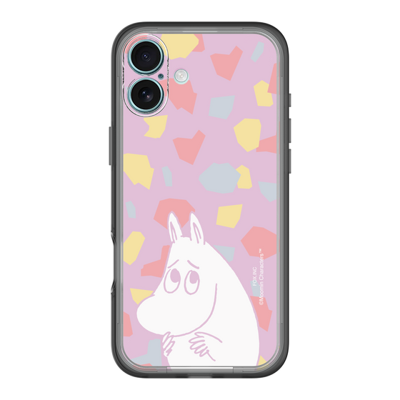 スリムプロテクションプレミアムケース［ MOOMIN - Fearful face - color ］