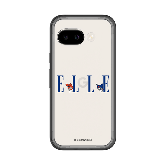 スリムプロテクションプレミアムケース［ ELLE×マイメロディ＆クロミ - ロゴ ］