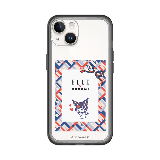 スリムプロテクションプレミアムケース［ ELLE×マイメロディ＆クロミ - トリコロールカラーグラフィック2 ］