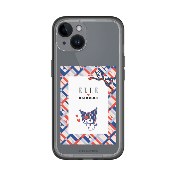 スリムプロテクションプレミアムケース［ ELLE×マイメロディ＆クロミ - トリコロールカラーグラフィック2 ］