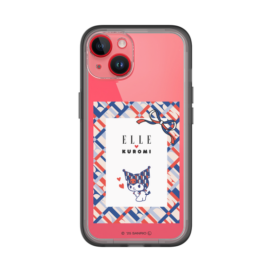 スリムプロテクションプレミアムケース［ ELLE×マイメロディ＆クロミ - トリコロールカラーグラフィック2 ］