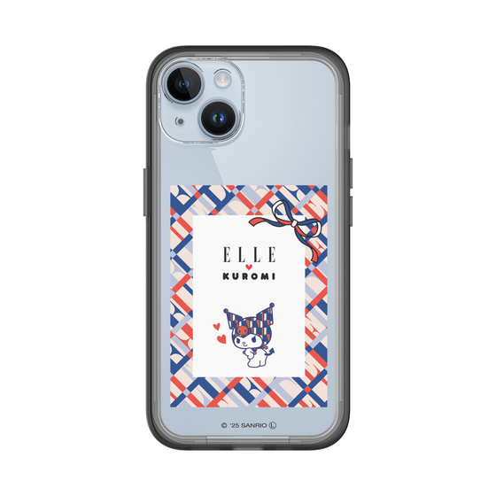 スリムプロテクションプレミアムケース［ ELLE×マイメロディ＆クロミ - トリコロールカラーグラフィック2 ］
