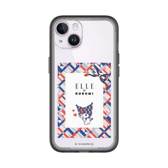 スリムプロテクションプレミアムケース［ ELLE×マイメロディ＆クロミ - トリコロールカラーグラフィック2 ］