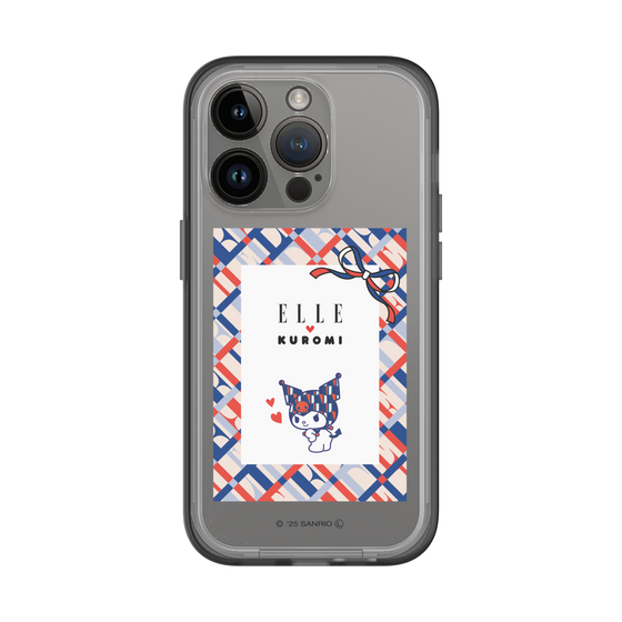 スリムプロテクションプレミアムケース［ ELLE×マイメロディ＆クロミ - トリコロールカラーグラフィック2 ］