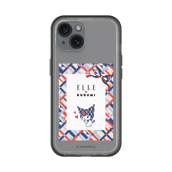 スリムプロテクションプレミアムケース［ ELLE×マイメロディ＆クロミ - トリコロールカラーグラフィック2 ］