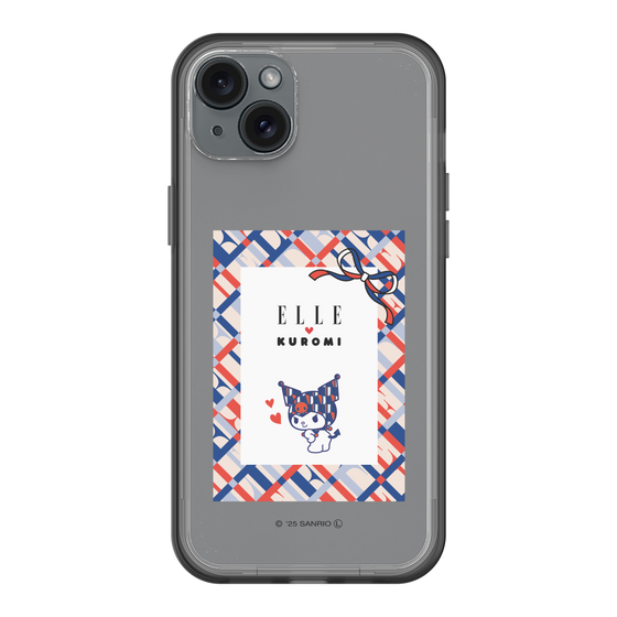 スリムプロテクションプレミアムケース［ ELLE×マイメロディ＆クロミ - トリコロールカラーグラフィック2 ］