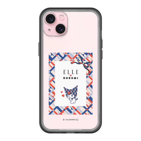 スリムプロテクションプレミアムケース［ ELLE×マイメロディ＆クロミ - トリコロールカラーグラフィック2 ］