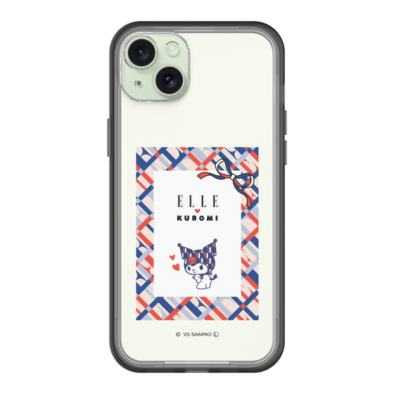 スリムプロテクションプレミアムケース［ ELLE×マイメロディ＆クロミ - トリコロールカラーグラフィック2 ］