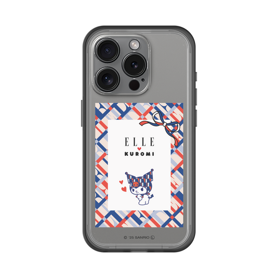 スリムプロテクションプレミアムケース［ ELLE×マイメロディ＆クロミ - トリコロールカラーグラフィック2 ］