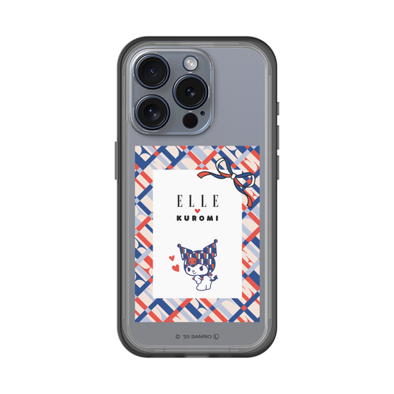 スリムプロテクションプレミアムケース［ ELLE×マイメロディ＆クロミ - トリコロールカラーグラフィック2 ］