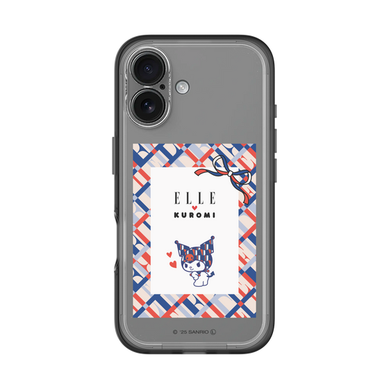 スリムプロテクションプレミアムケース［ ELLE×マイメロディ＆クロミ - トリコロールカラーグラフィック2 ］