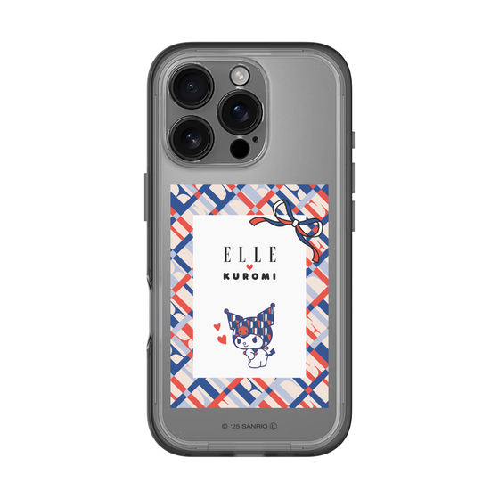 スリムプロテクションプレミアムケース［ ELLE×マイメロディ＆クロミ - トリコロールカラーグラフィック2 ］