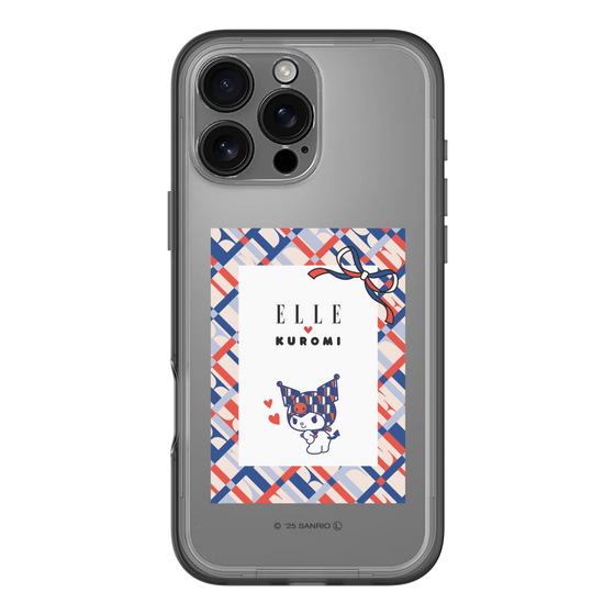 スリムプロテクションプレミアムケース［ ELLE×マイメロディ＆クロミ - トリコロールカラーグラフィック2 ］