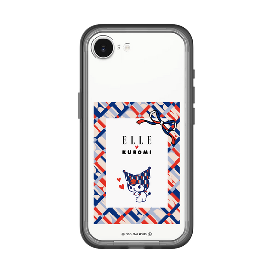 スリムプロテクションプレミアムケース［ ELLE×マイメロディ＆クロミ - トリコロールカラーグラフィック2 ］
