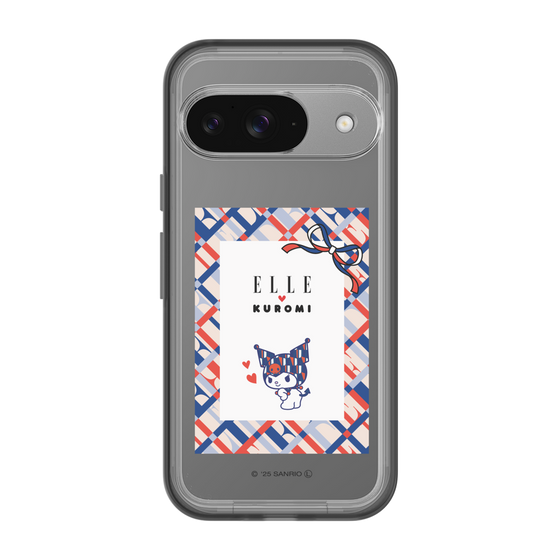 スリムプロテクションプレミアムケース［ ELLE×マイメロディ＆クロミ - トリコロールカラーグラフィック2 ］