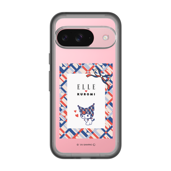 スリムプロテクションプレミアムケース［ ELLE×マイメロディ＆クロミ - トリコロールカラーグラフィック2 ］