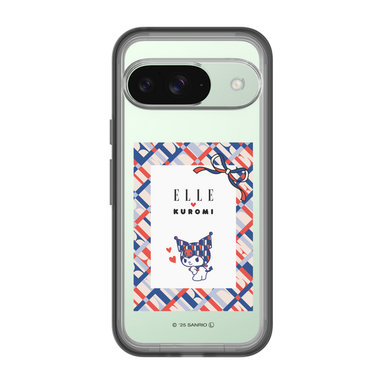 スリムプロテクションプレミアムケース［ ELLE×マイメロディ＆クロミ - トリコロールカラーグラフィック2 ］