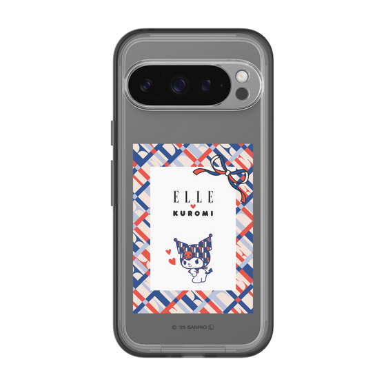スリムプロテクションプレミアムケース［ ELLE×マイメロディ＆クロミ - トリコロールカラーグラフィック2 ］