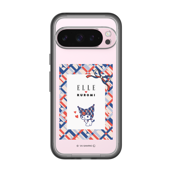 スリムプロテクションプレミアムケース［ ELLE×マイメロディ＆クロミ - トリコロールカラーグラフィック2 ］