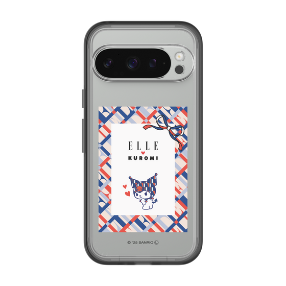 スリムプロテクションプレミアムケース［ ELLE×マイメロディ＆クロミ - トリコロールカラーグラフィック2 ］